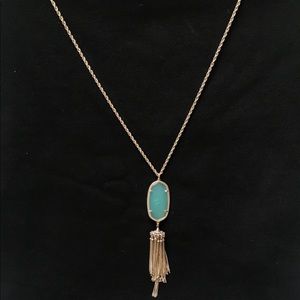 Kendra Scott Rayne Necklace w/ matching earrings.